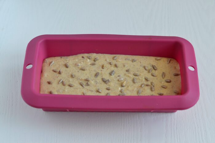 Sprinkle sunflower seeds or sesame seeds on top