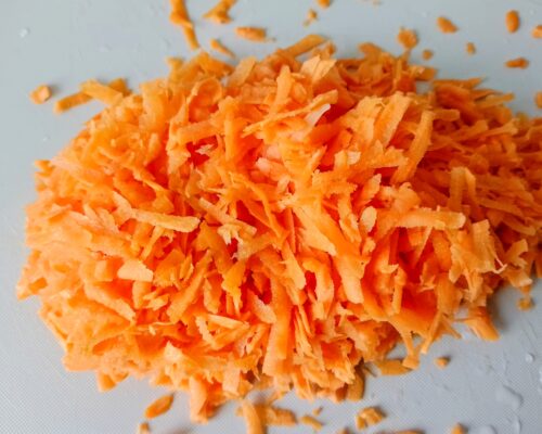 grate the carrot