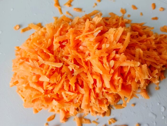 grate the carrot