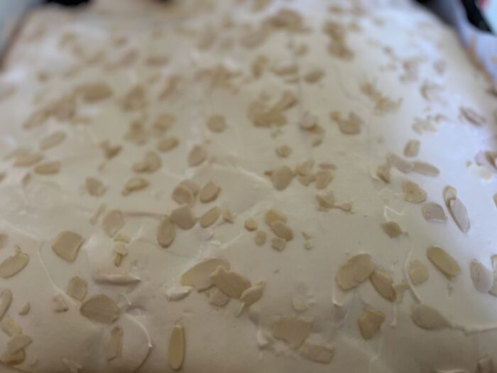 Transfer the baking sheet to the preheated oven