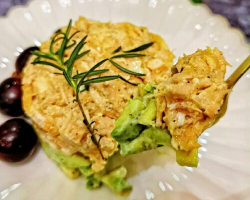 Decorate with a little rosemary