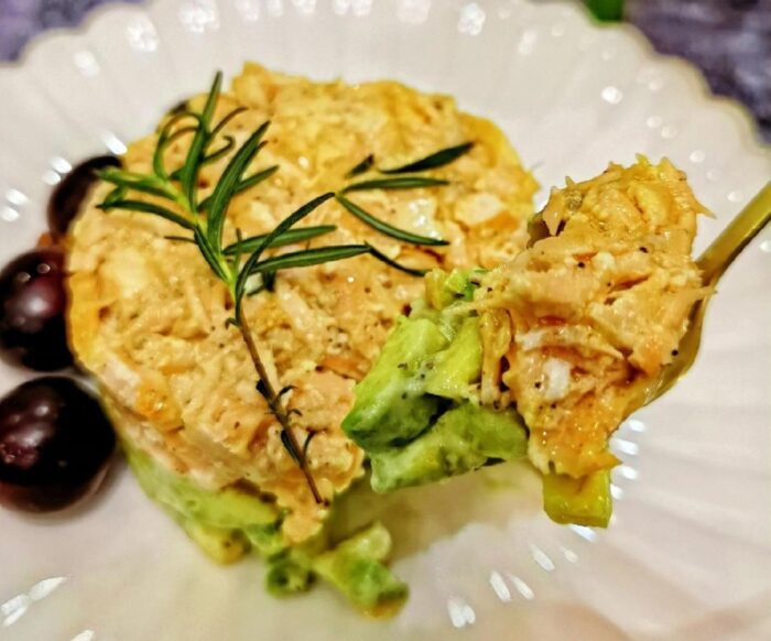 Decorate with a little rosemary