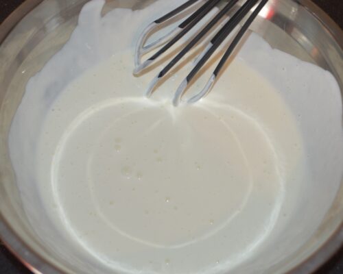 Mix well with a whisk