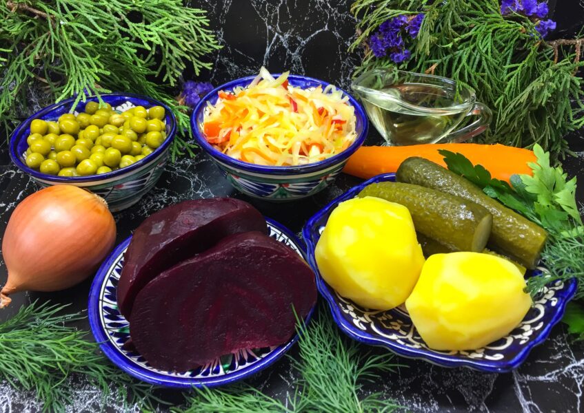 ingrediente pentru salata vinegret