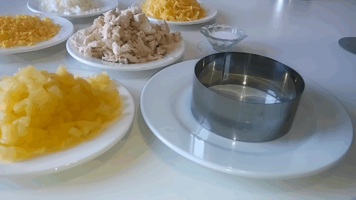 Boil the chicken breast and eggs