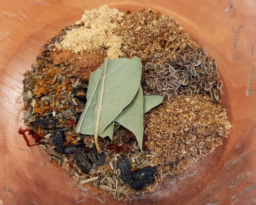 Mix the spices in a deep bowl