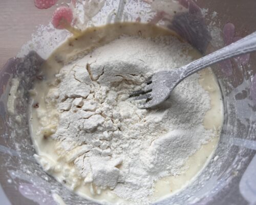 And 2-3 tablespoons of sifted flour