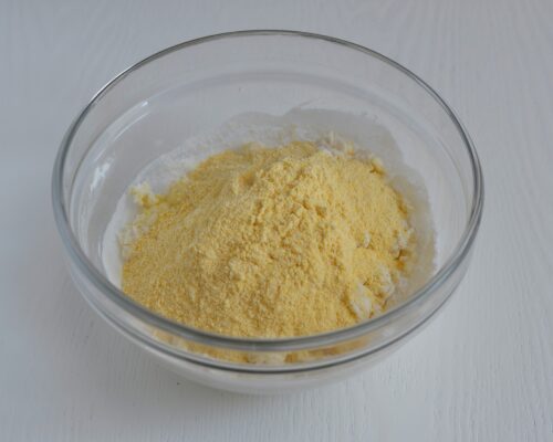 Add the cornmeal