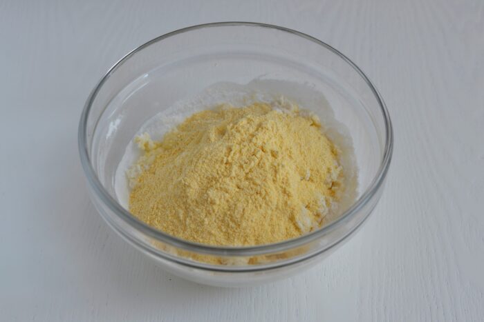 Add the cornmeal