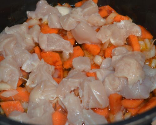 Add the chicken breast