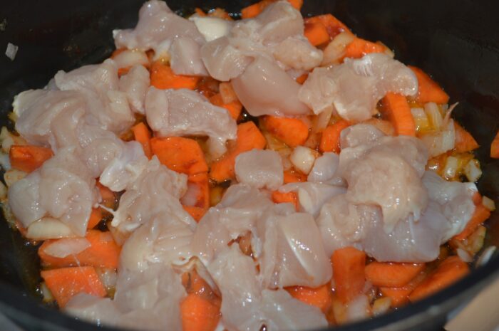 Add the chicken breast