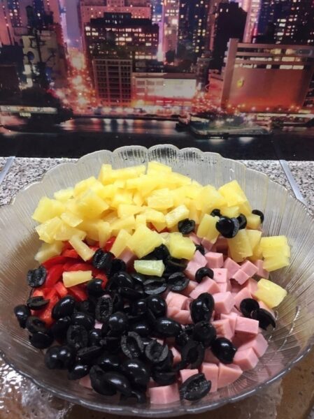 Combine all ingredients in a salad bowl