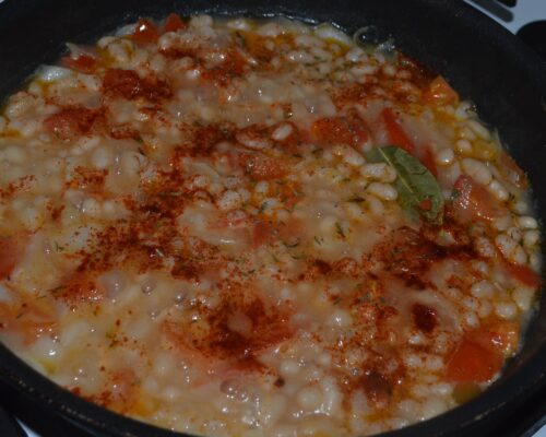 Cover and simmer over low heat