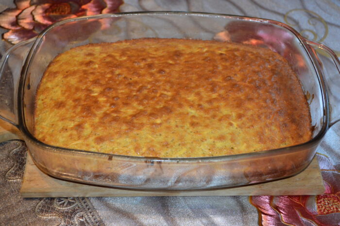 Place the tray in an oven