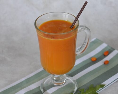 delicious sea buckthorn juice