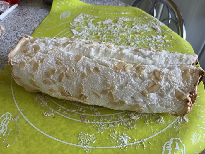 carefully roll it into a roll