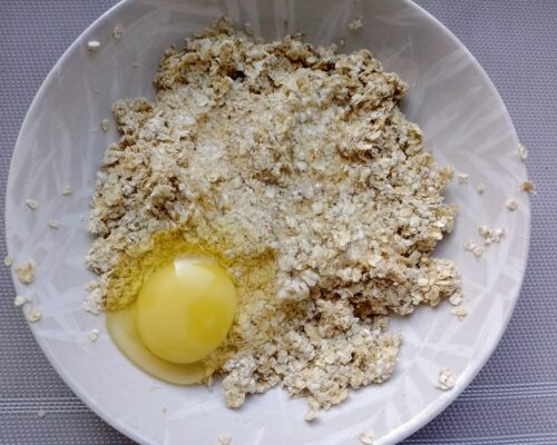 Add an egg to the mixture