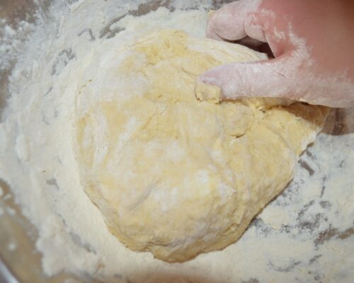 Knead the dough