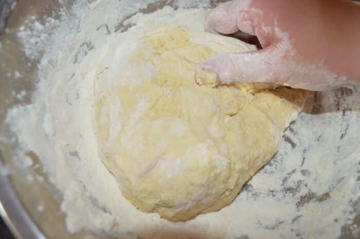 Knead the dough