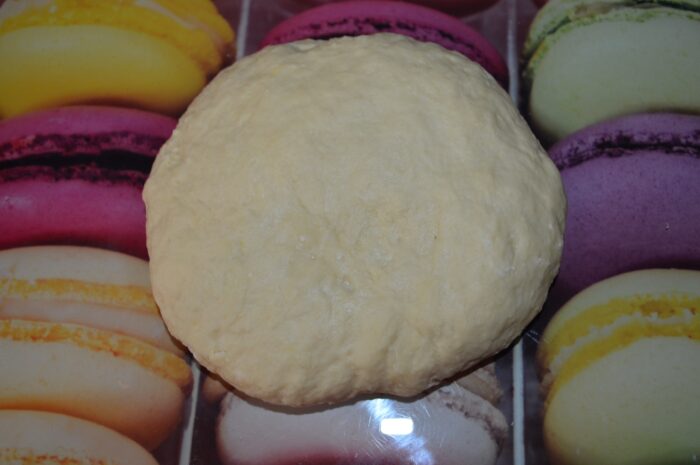 The dough for pelmeni or dumplings is ready