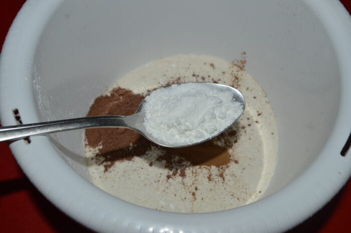 Add the baking powder