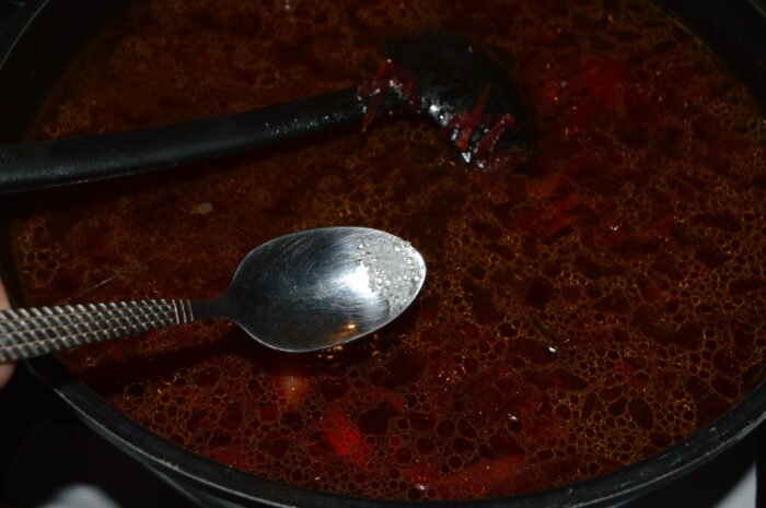 add a little citric acid