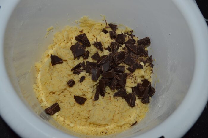 Add the chocolate to the mixture