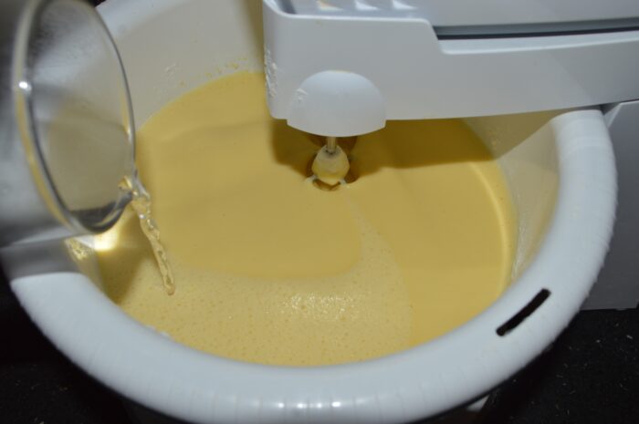 Pour in boiling water