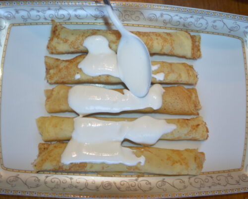 Смажьте блины