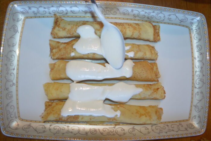 Смажьте блины