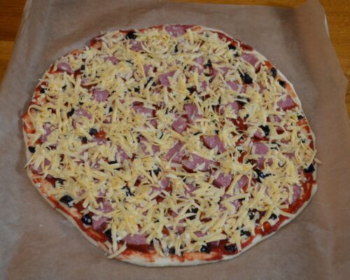 Sprinkle with grated cheese