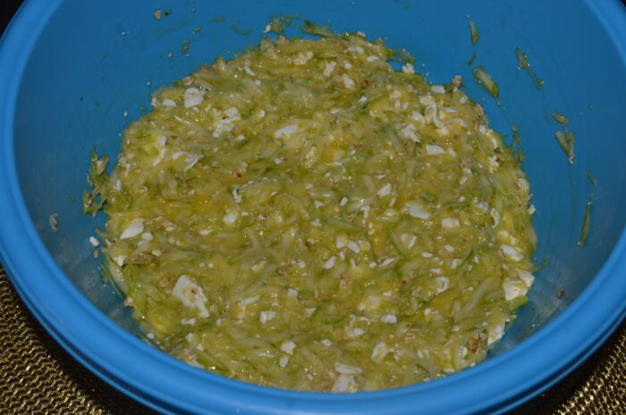 Mix everything together