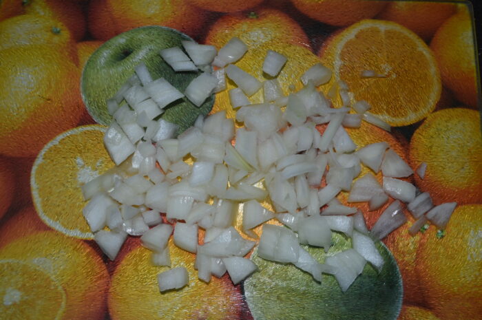 Chop the onion