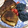 Fried Ide Fish with Vegetable Garnish photo