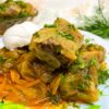 Meat-Stuffed Cabbage Rolls in Sauerkraut Leaves photo