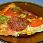 Pickled Cucumber & Sausage Pizza