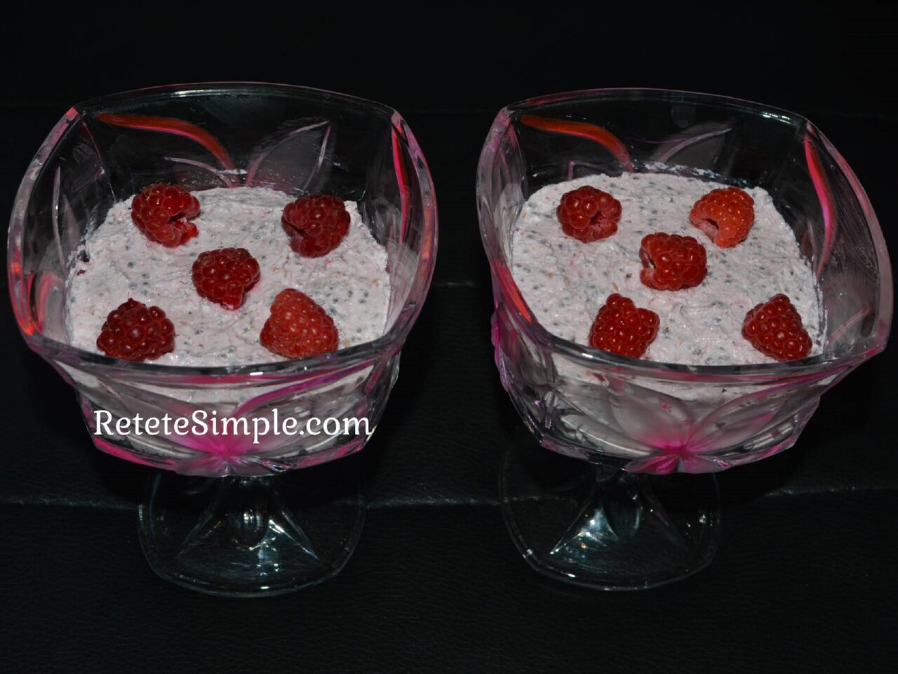 Raspberry & Cottage Cheese Chia Pudding photo