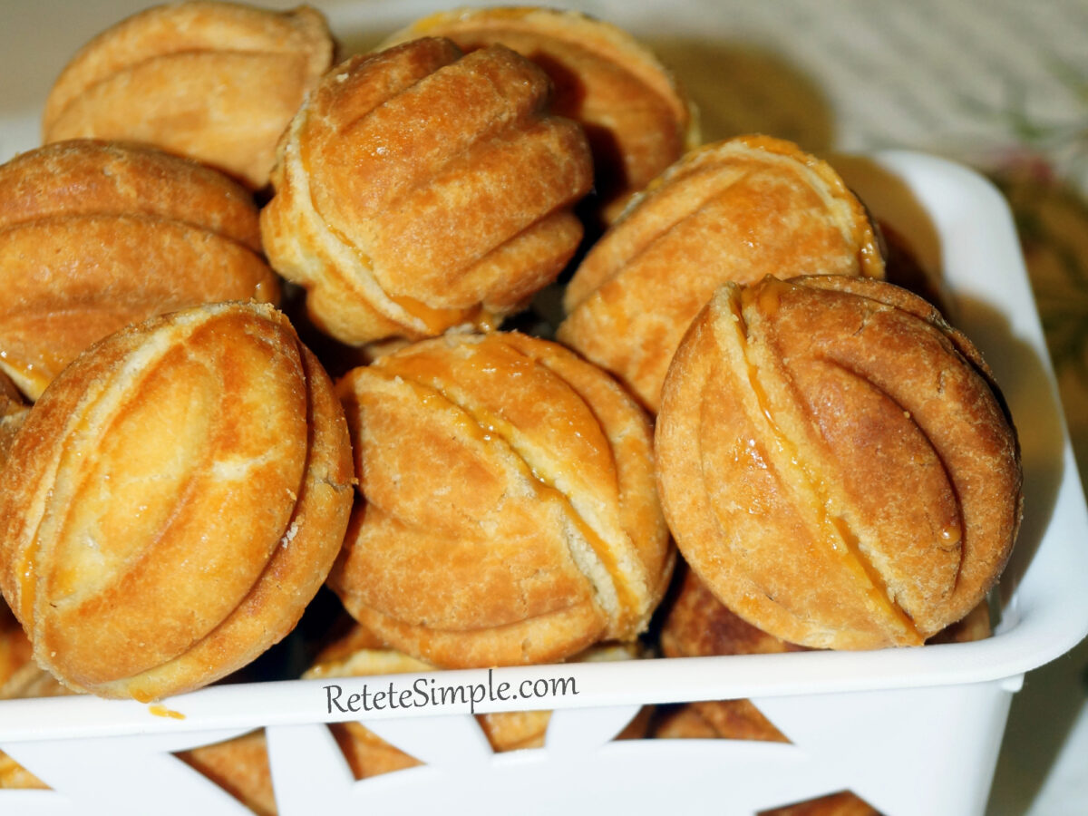 Russian Walnut Shaped Cookies Oreshki photo