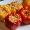 Stuffed Peppers with Minced Meat and Rice photo