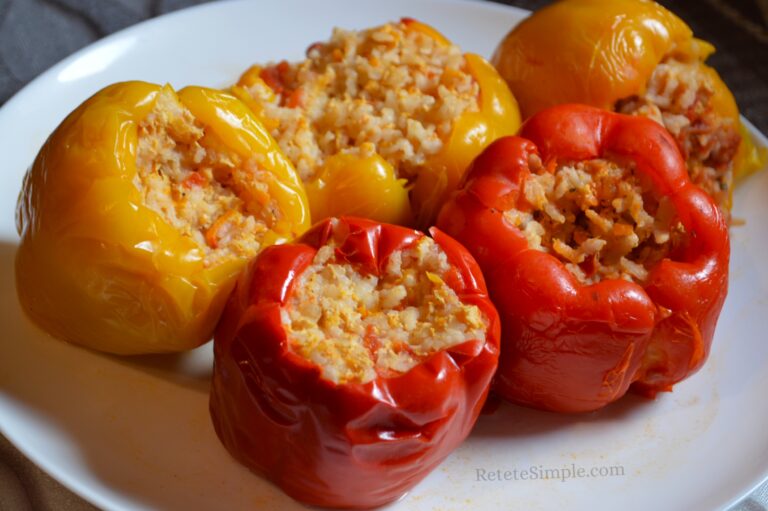 Stuffed Peppers with Minced Meat and Rice