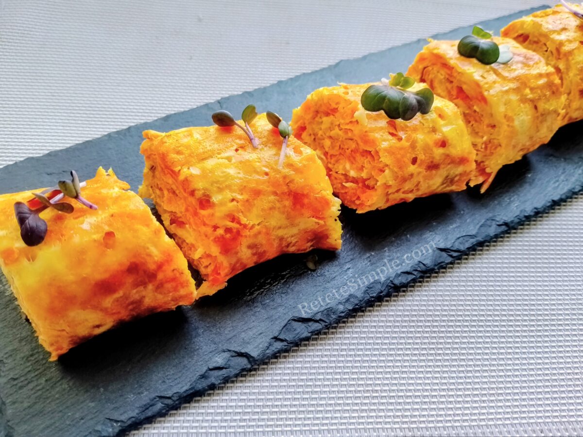 Zucchini & Carrot Roll with Cheese photo
