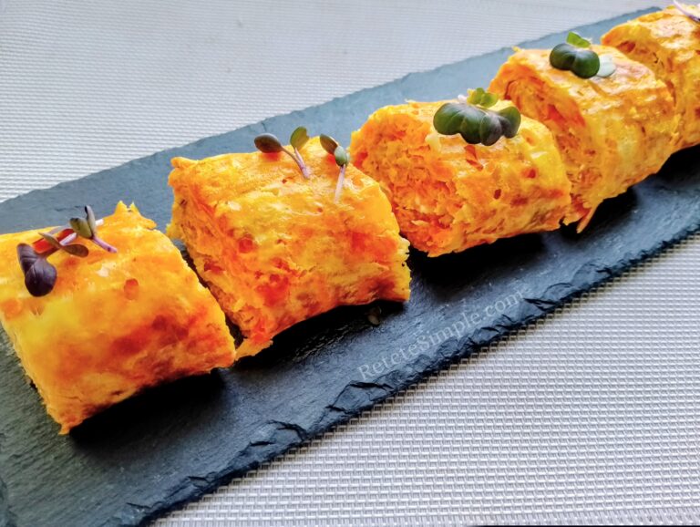 Zucchini & Carrot Roll with Cheese