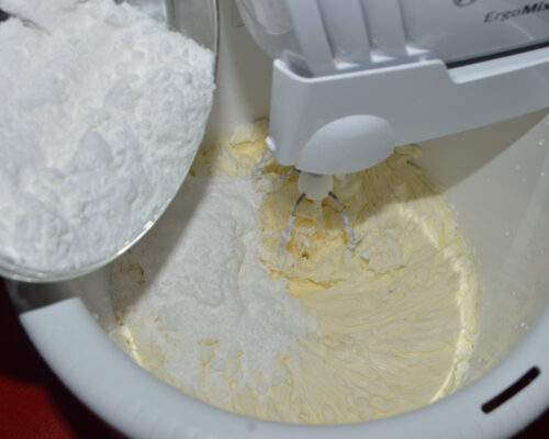 Add the powdered sugar