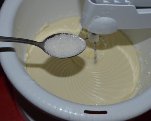 Add the vanilla sugar