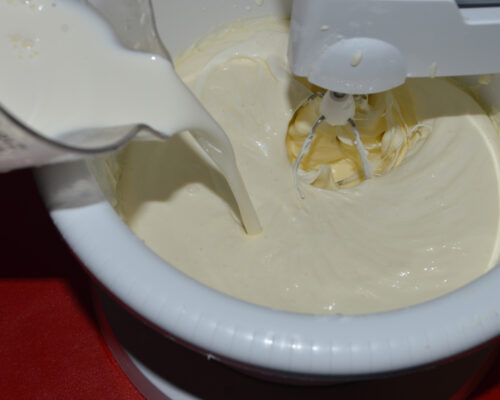 add the 33% whipping cream