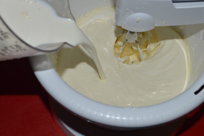 add the 33% whipping cream
