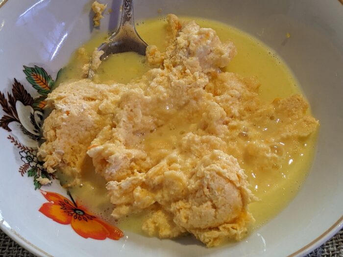 The pumpkin can be grated