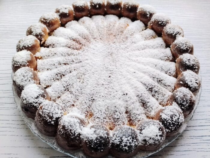 Sprinkle powdered sugar