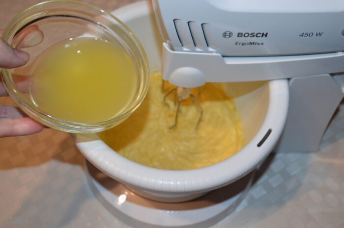 Add the juice squeezed