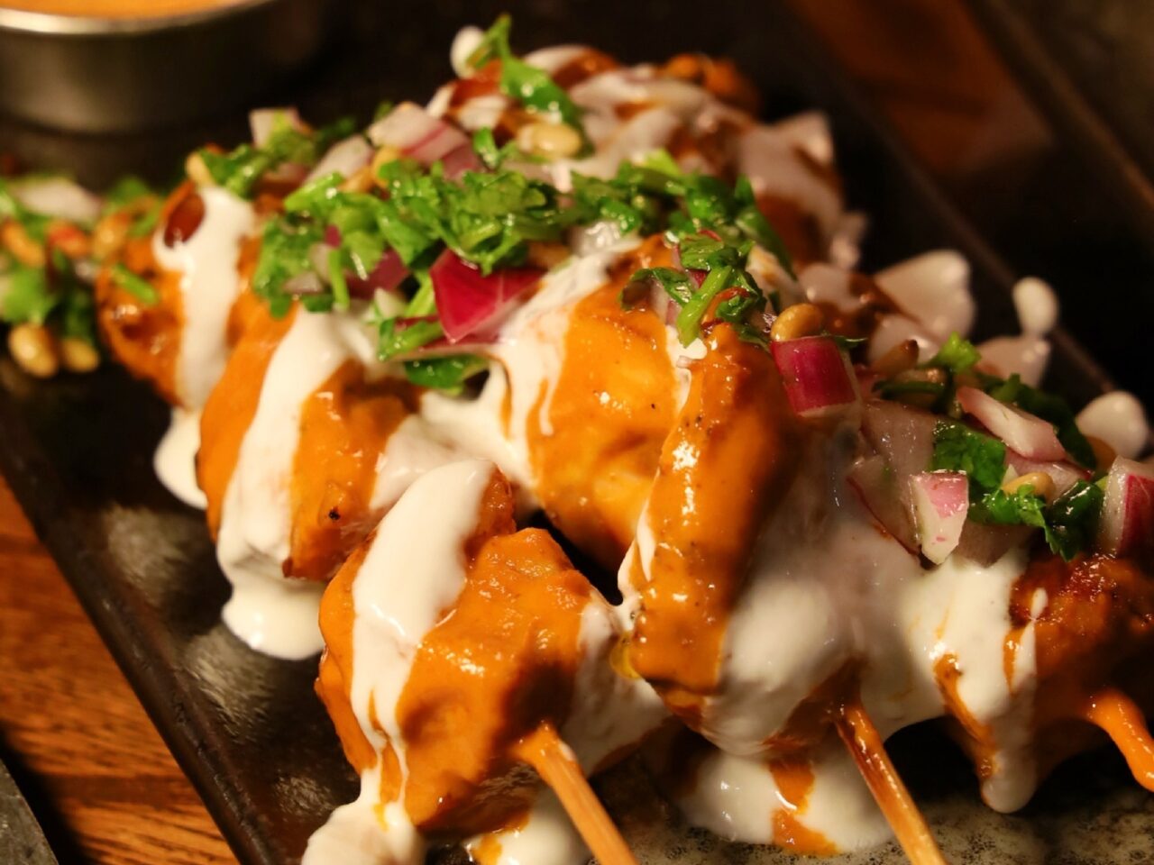 Grilled Honey-Glazed Chicken Skewers photo